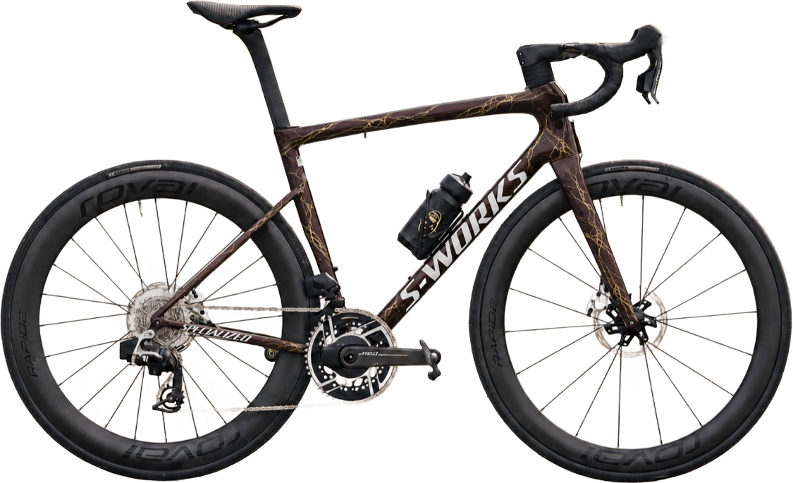 Calacatta Vein Frame Design shown on an example bike