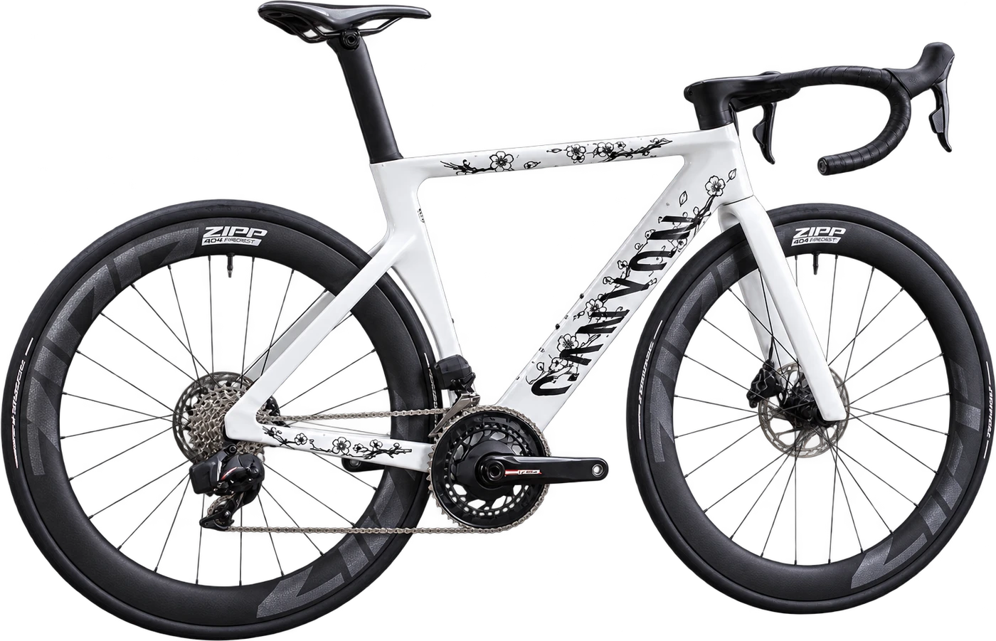 Sakura Wind Frame Design shown on an example bike