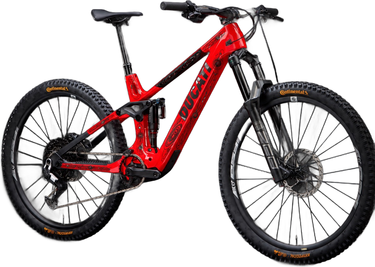 Plasma Orbit Frame Design shown on an example bike