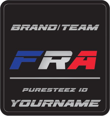 Factory Rider Tag custom graphics example