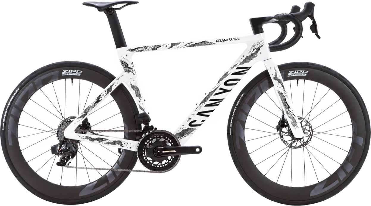 Thermal Ghost Frame Design shown on an example bike