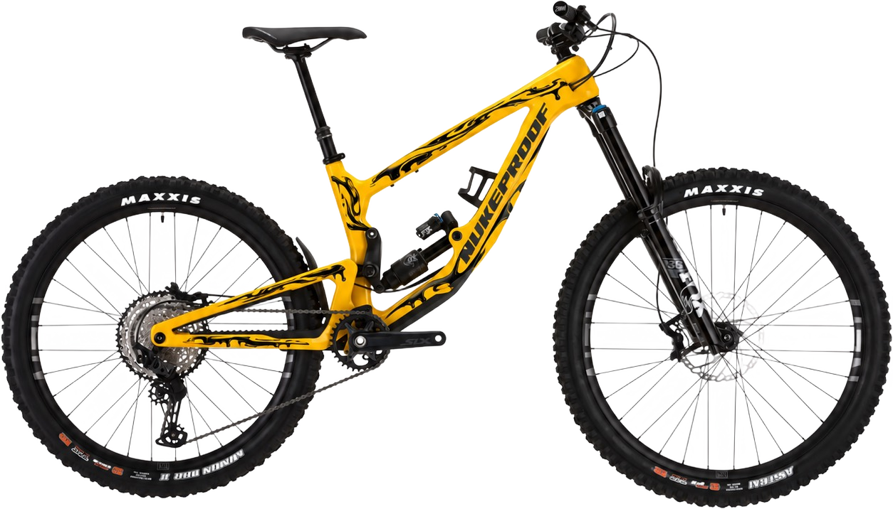 Vapor Drip Frame Design shown on an example bike